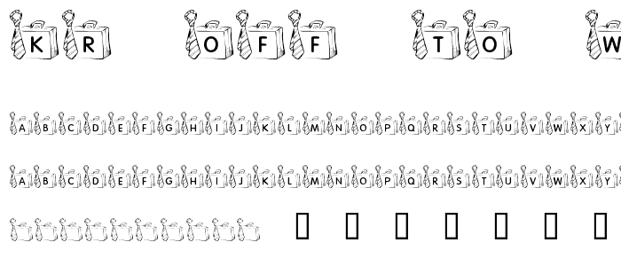 KR Off To Work_ font